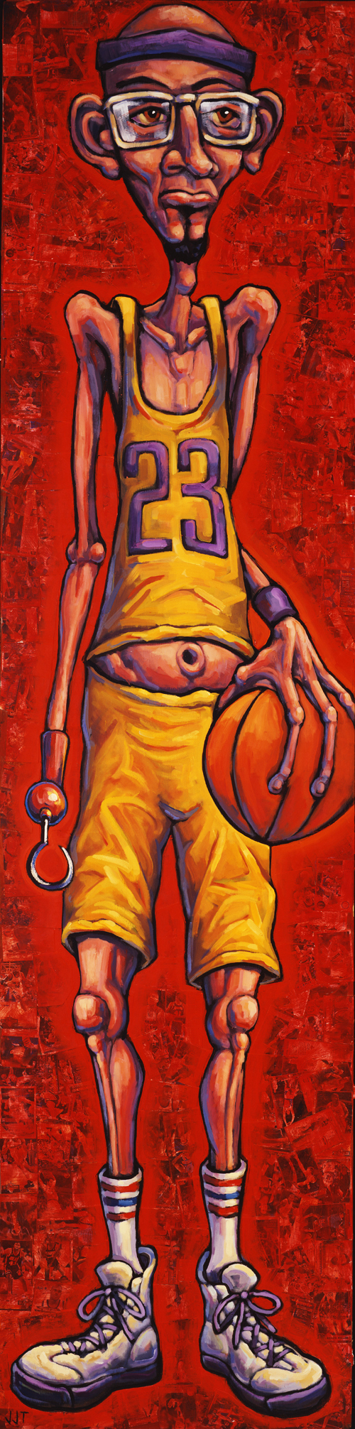 Basketball Man Print