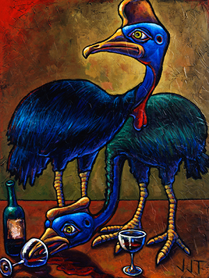 Cassowaries Print